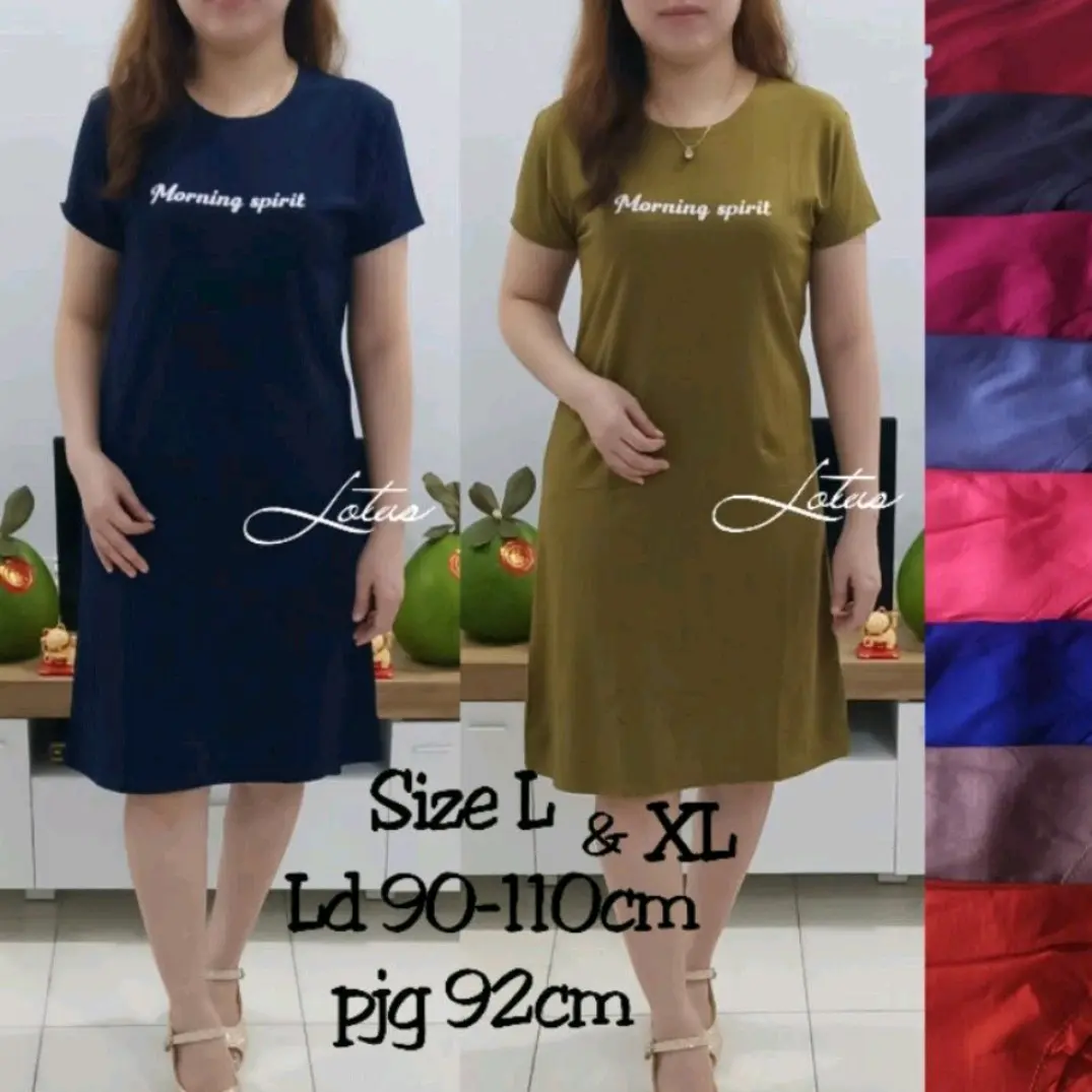 Daster Lemone spandek/daster premium Sablon Tebal