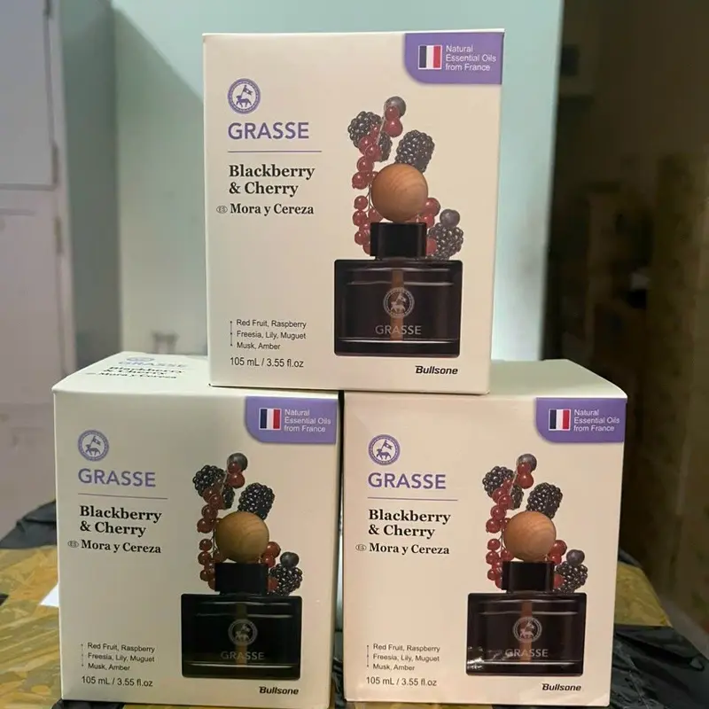 Nước hoa xe hơi chính hãng Grasse Bullsone Korea hương cherry 105ml 2