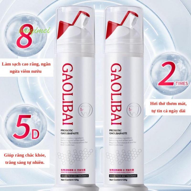 Gel Nano Bạc GAOLIBAI CHÍNH HÃNG 120g nhật bản - đánh bay cao răng trắng răng thơm miệng sạch mảng bám