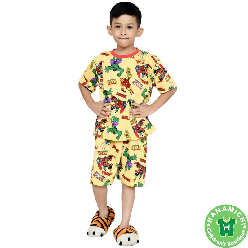 Kiminori RINE.ST Setelan Baju Anak Lengan Pendek Celana 5
