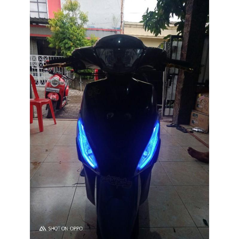 LAMPU ALIS MIO J MIO GT 1PASANG KANAN KIRI 30CM BONUS DEMON DEVIL EYES COD Motorcycle 1