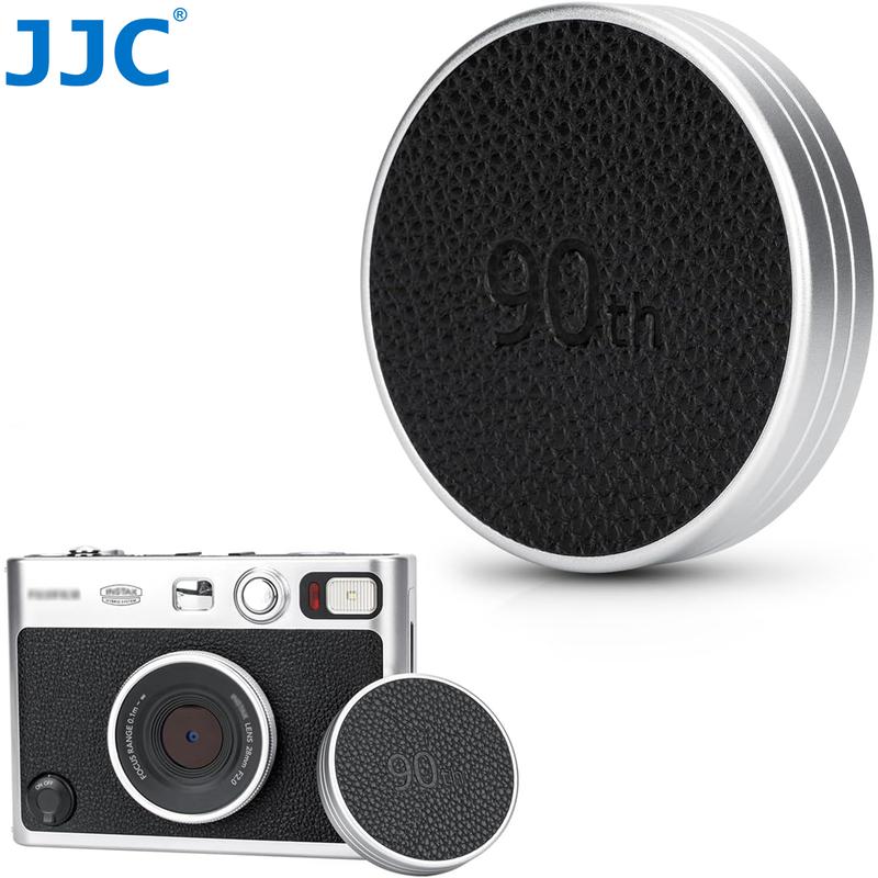  Nắp Ống Kính JJC Cho Máy Ảnh Cổ Điển Fujifilm Instax Mini EVO Chống Trầy Xước Làm Bằng Nhôm Nắp Ống Kính Mini Evo Có Sẵn Trong Kho Phụ Kiện Ống Kính 