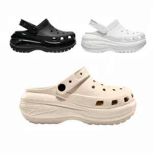 Slide & Co. Sandal Cowok Baim Dewasa Sandal Bakpao Anti Selip Tambah Tinggi 8cm EVA Nyaman Stylish Size 36-41 COD Sandal Wanita Baim Slip On Katak Import 2025