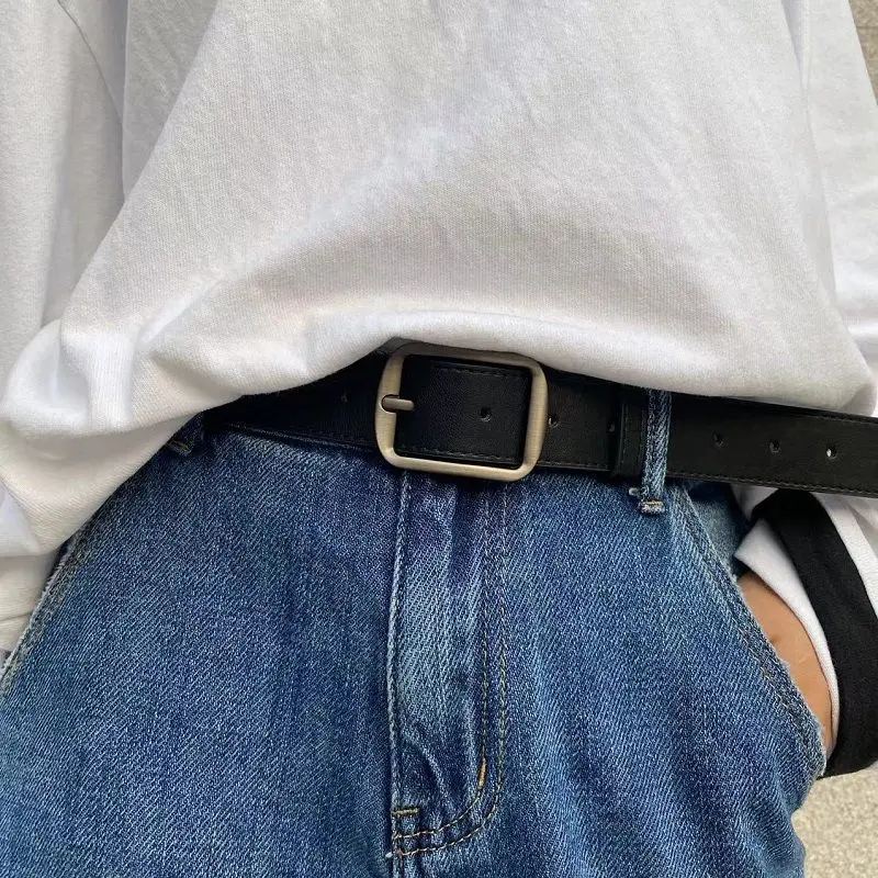 Thắt Lưng Cổ Điển Mỹ, Unisex, Dễ Phối Đồ Thích Hợp Cho Váy Và Quần Jean, Thắt Lưng Trang Trí