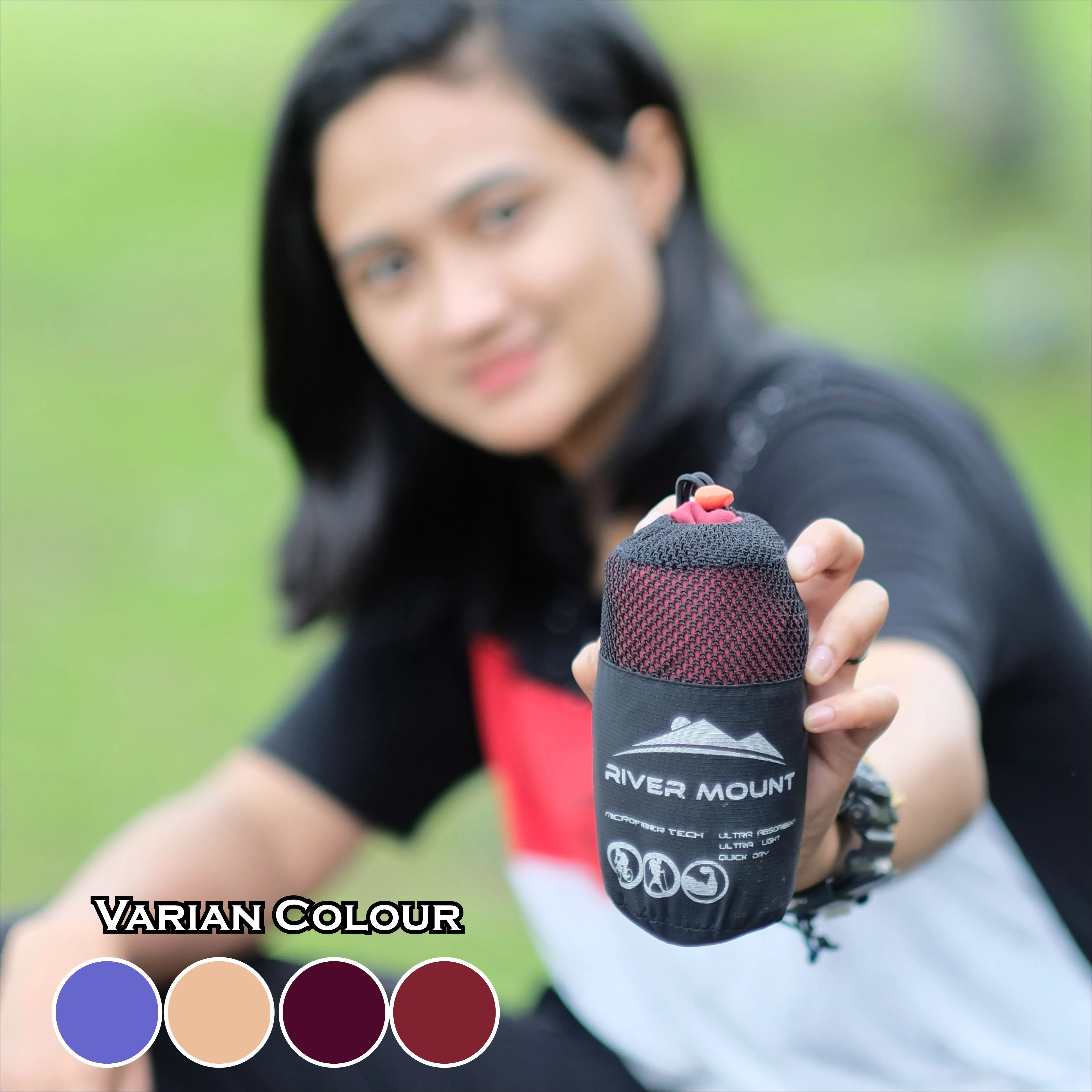 Rivermount handuk ultralight lipat mini handuk travelling