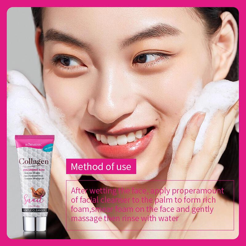 Product Introduction of KORMESIC Full English Facial Cleanser Deep Cleansing 6