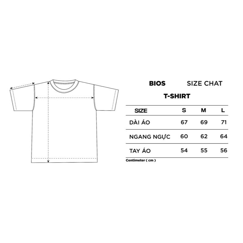 Áo Thun BOXY New Logoo - BIOS - Black- FORM BOXY 2