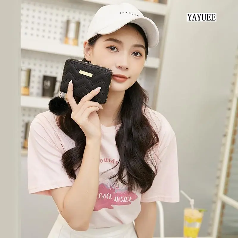 BLYJ024 # Ví ngắn Xu hướng, Đa chức năng, ví đựng tiền Xu, Cầm Tay, Kích thước nhỏ, dành cho phụ nữ, Ví 2300 Hình Chữ Nhật Wallet 1