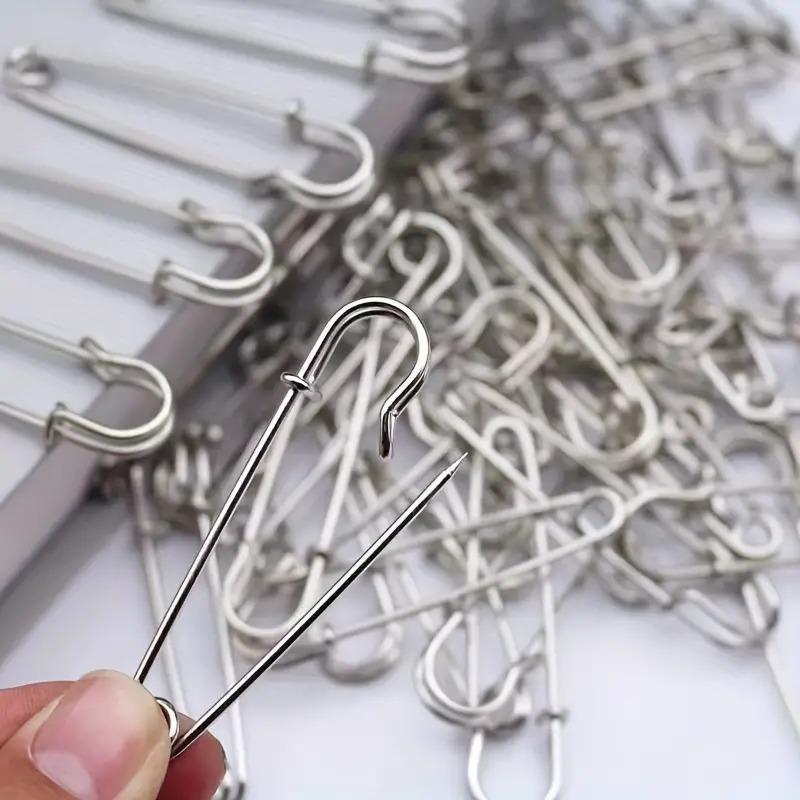Stainless Steel Safety Pin, 10pcs/set Durable Safety Pin, Sewing Accessories for Blanket, Skirt, Bag, Canvas, Home Decor, DIY Craft 3