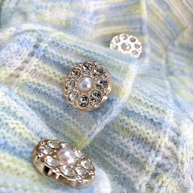 Áo Cardigan Len Dệt Kim Cáp Hoa, Dáng Rộng Rãi Và Phong Cách Lười Biếng Của Phụ Nữ, Áo Đầu Xuân, Áo Cardigan Dệt Kim Dễ Phối Đồ Ngoài Trời Women Top 6