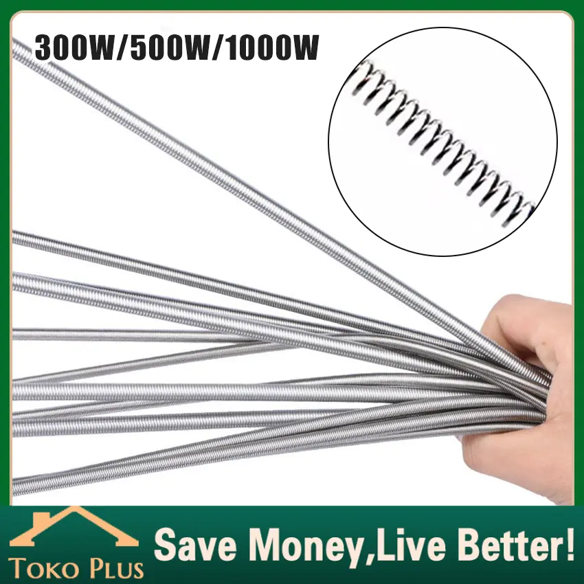 Elemen Kawat Pemanas Spiral Nikrom 220V 300 Watt Hingga 1000 Watt Kuat dan Tahan Panas Cocok Untuk Kompor Listrik dan Mesin DIY