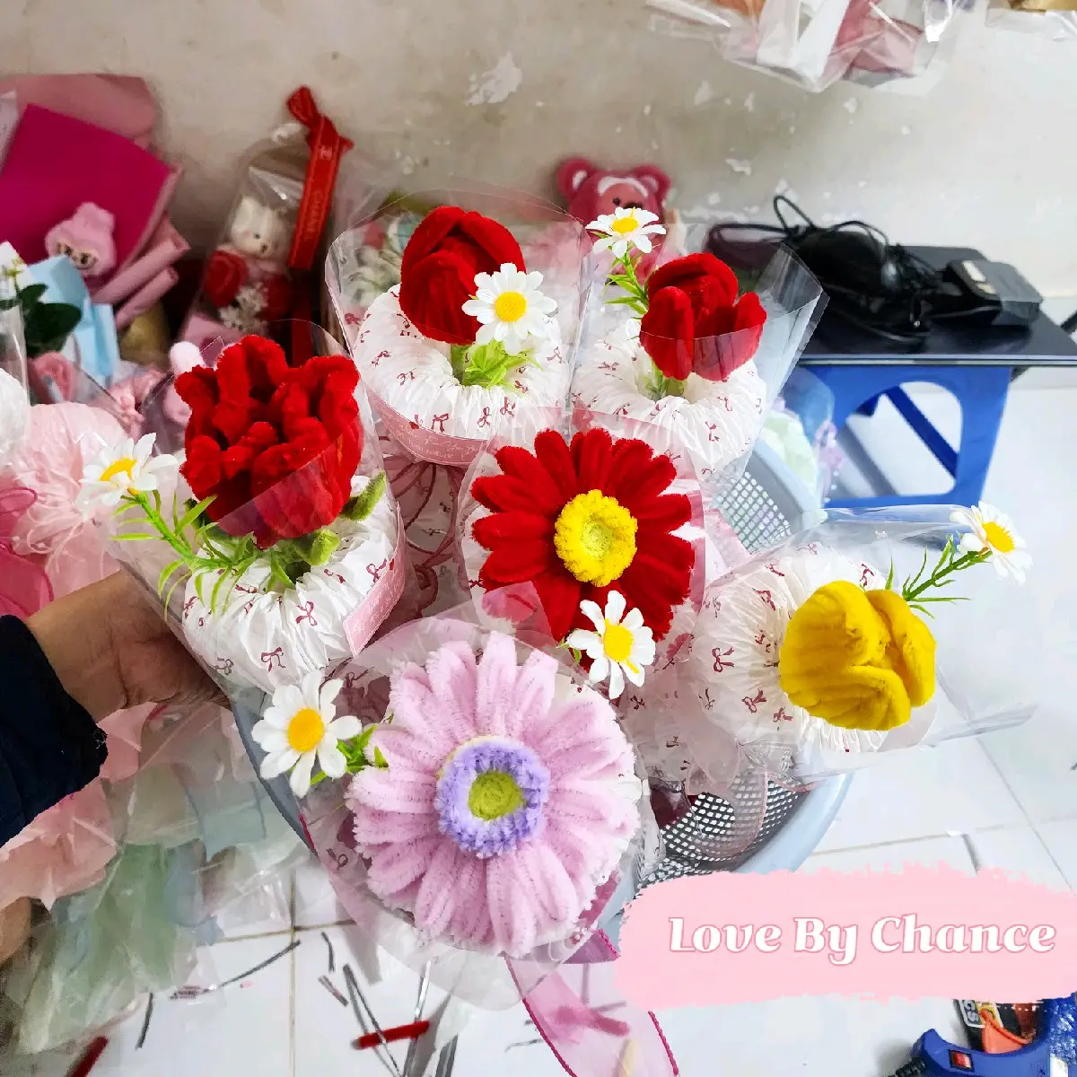 Bó hoa kẽm Nhung 1 bông, mẫu hoa xinh cho  ngày nhà giáo Việt Nam 20/11, tặng người yêu, bạn bè,..