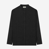 Gambar DUHA Baju Koko Flannel Lengan Panjang - Black Mist - Ghaba - L dari Duha Muslim Wear Kota Tangerang 2 Tokopedia
