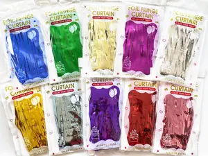 Tirai Foil Hologram Backdrop Pesta