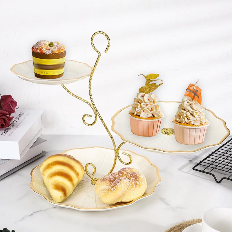 Khay trái cây, ba lớp, giỏ trái cây, giá trái cây, thiết kế xếp ly, thích hợp cho trái cây khô, khay kẹo 2