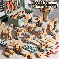 Gambar PIKYO 135Pcs Tool Box Set Mainan Anak Mainan Perbaikan Sekrup Bor Listrik Simulasi Mainan Splicing Kreatif - 824-5-132PCS dari PIKYO INDONESIA Kab. Tangerang 4 Tokopedia