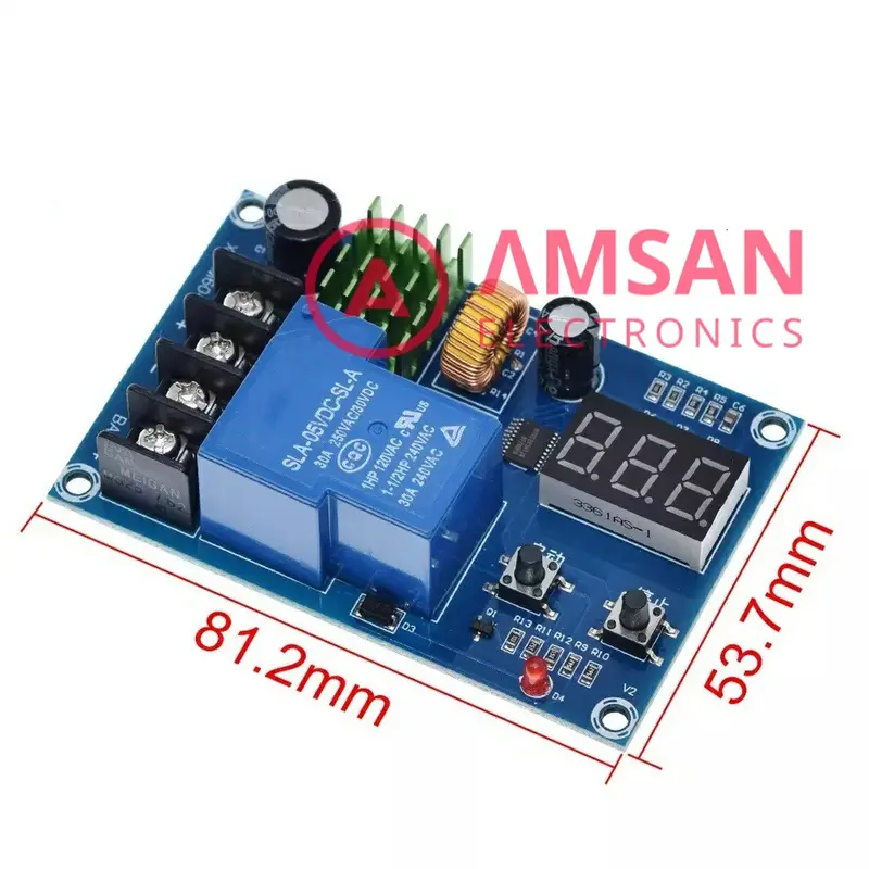 XH M604 / Modul Charger Otomatis cut off Aki Baterai 6-60V 3