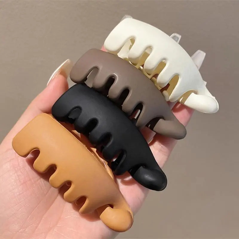 Kẹp Chuối Acrylic Hàn Quốc, Dễ Phối Đồ Thời Trang Đơn Giản, Kẹp Tóc Càng Cua Lì Màu Trơn Ngọt Ngào Phụ Kiện Tóc Cố Định Tóc Dây Buộc Tóc Nữ Thanh Lịch 7
