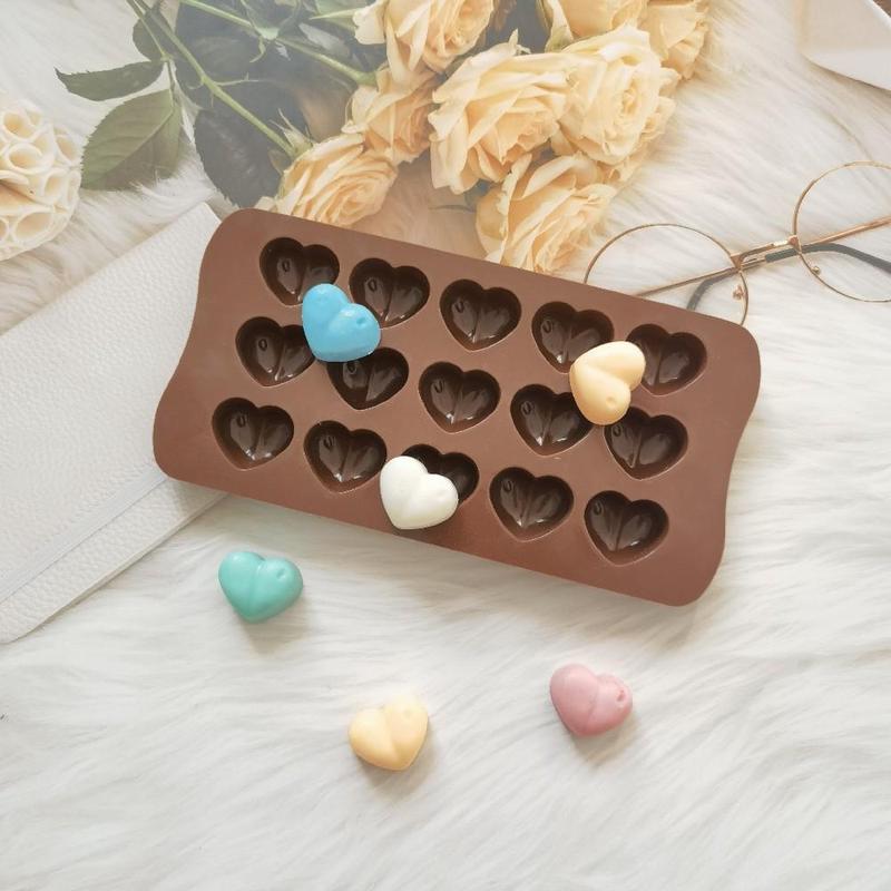 Product Introduction of Washable Reusable Heart Shaped Silicone Patch Mold, Multi-grid DIY Resin Mold, Handmade Mold for Pendant Ornament Candle Soap Making 11