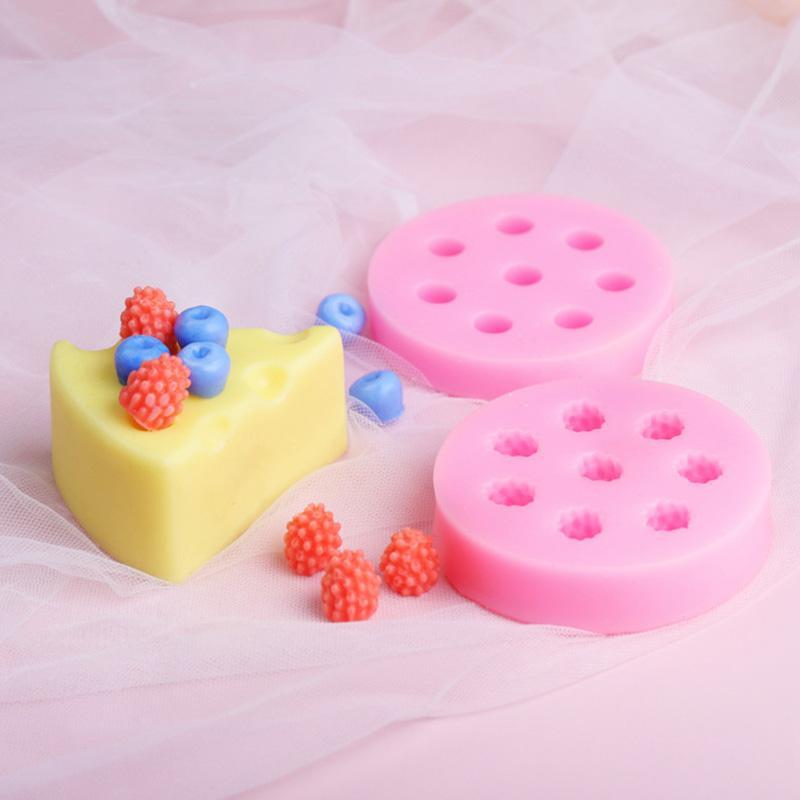 DIY Blueberry Berry Decorative Silicone Mold, 1 Count Silicone Mold, Candle & Soap Making Supplies 7