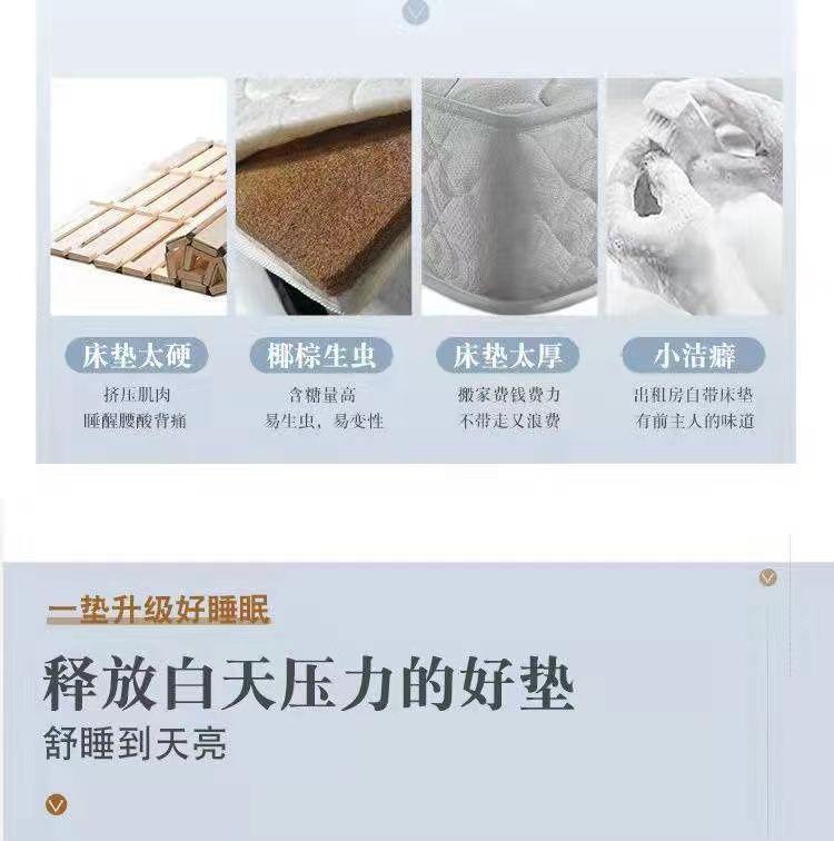 Product Introduction of Nệm Ký Túc Xá, Đệm Dày, Đệm Đơn, Dành Cho Người Lớn, Bộ Đồ Giường Đơn, Nệm Gia Dụng, Thích Hợp Cho Tất Cả Các Mùa, Năm 2024 1