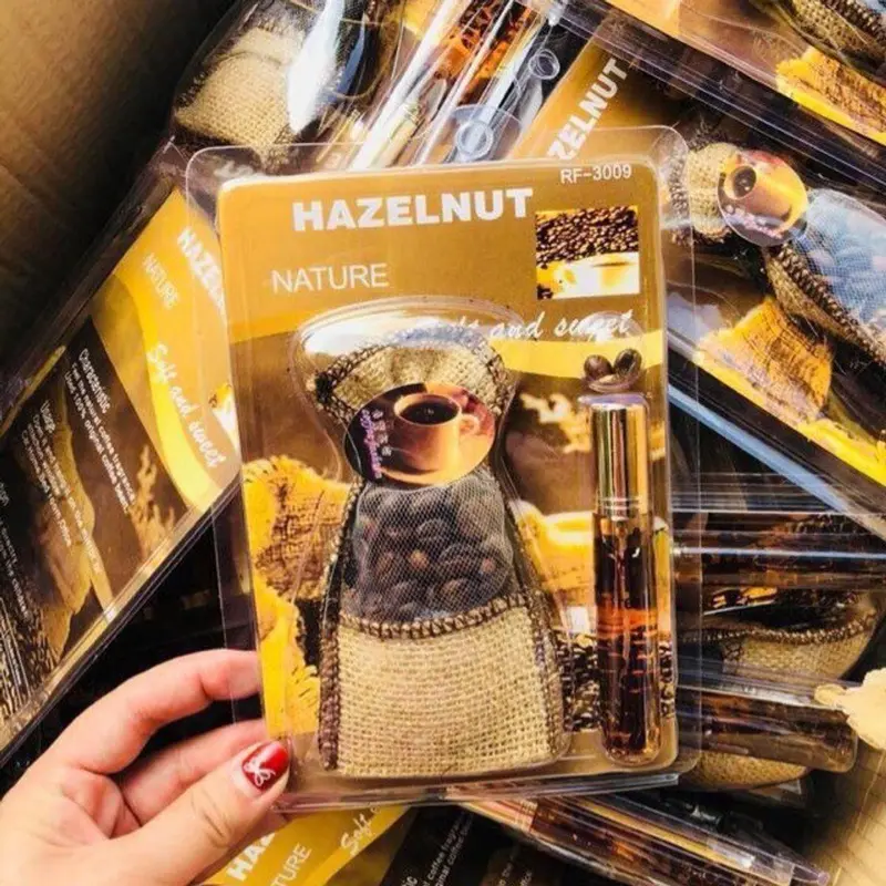 Túi Cafe Treo Ô Tô, Xe Hơi Kèm Tinh Dầu Hương Cafe Hazelnut Cao Cấp 6