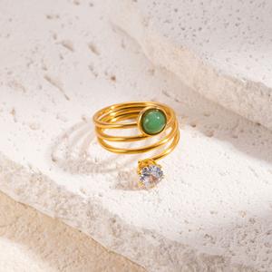 Cincin Balut Titanium, dengan Berlian, Serba guna dan Bergaya, Elegan dan Indah, dengan Personaliti Jewelry Rings lustful  jewelry