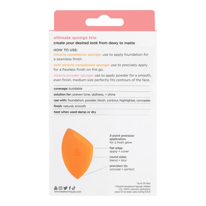 Real Techniques Ultimate Makeup Sponge Trio 1