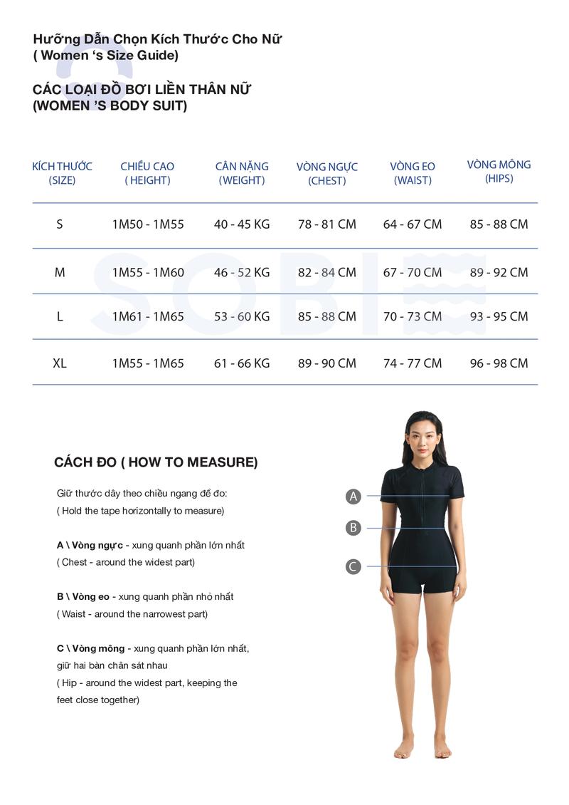 Product Introduction of Đồ bơi nữ SOBIE liền thân váy xẻ tà kín đáo và chống nắng Ella 58