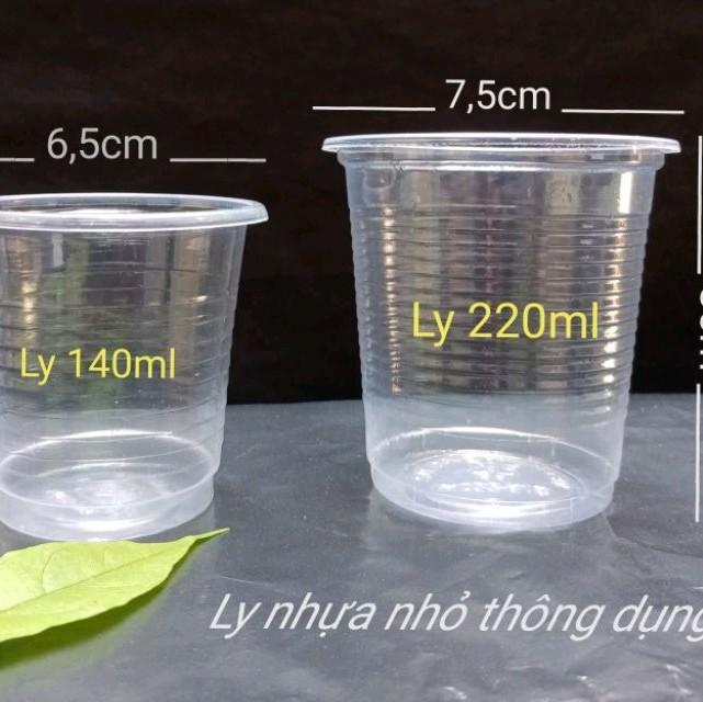 Combo 50 ly nhựa cốc nhỏ dùng 1 lần uống nước văn phòng tiện lợi