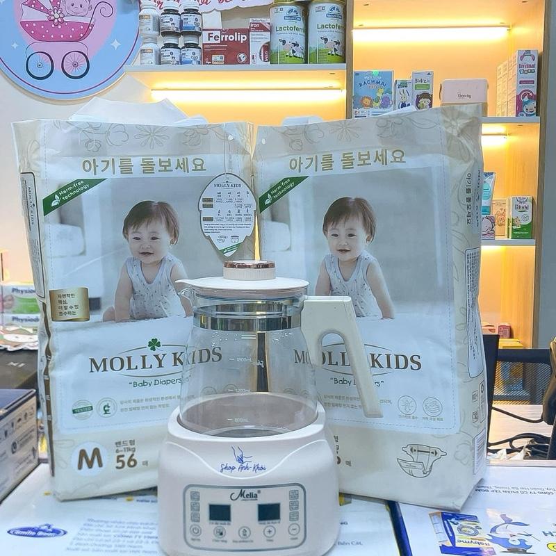 [KHÔNG KÈM QUÀ]TÃ BỈM MOLLYKIDS CÔNG NGHỆ HÀN QUỐC ĐỦ SZ CHO BÉ 3