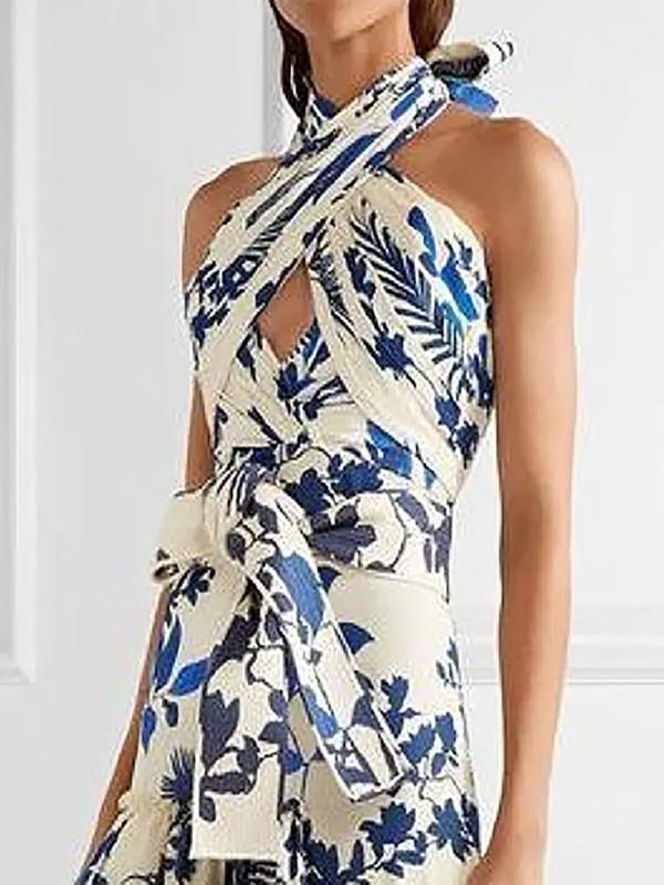 Product Introduction of Váy In Hình, Váy Xòe Lớn, Phong Cách Kỳ Nghỉ Bohemian Châu Âu Và Mỹ Mới Mùa Hè Xuyên Biên Giới, Dây Đeo, Thích Hợp Cho Năm 2024, Phong Cách Lolita 6