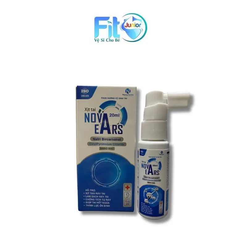 Fito Junior Xịt Tai Nova Ears Giúp Làm Sạch Ráy Tai, Giảm Ngứa, Thính Lực Ổn Định, An Toàn Cho Bé, Lọ 20 ml 5