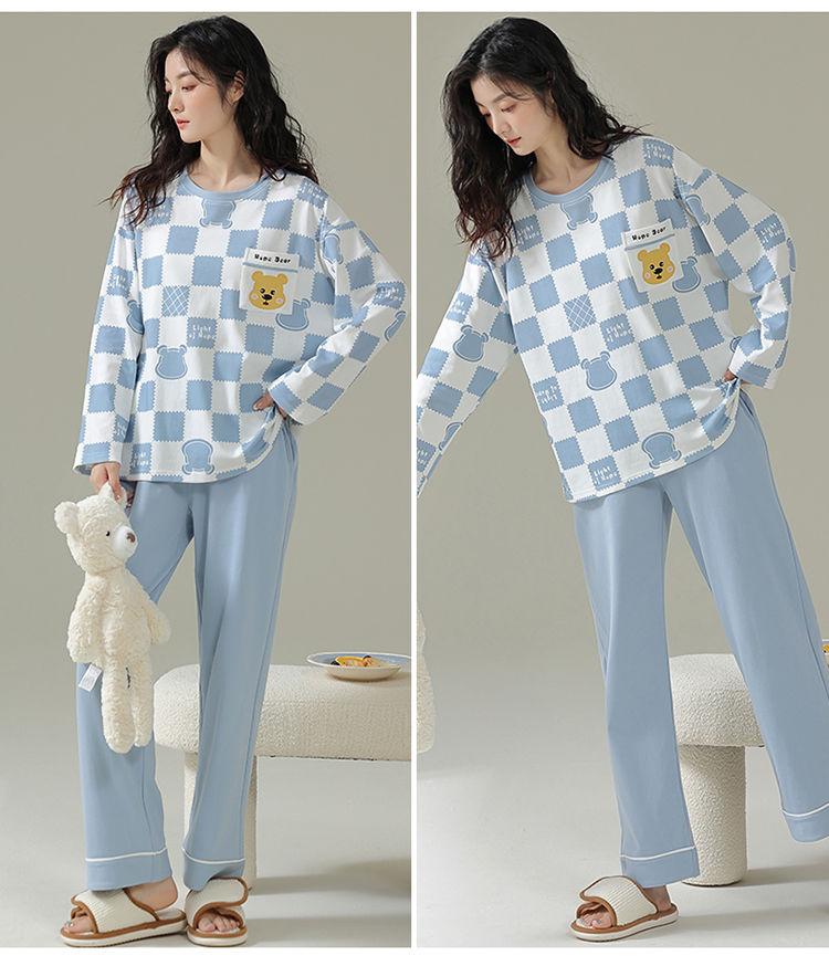 Product Introduction of Bộ Đồ Ngủ Cotton, Cao Cấp, Dành Cho Nữ, Mùa Xuân Và Mùa Thu, Áo Khoác Ngoài Dài Tay, Hàng Mới Về, Thích Hợp Cho Mùa Đông Và Mùa Hè, Đồ Mặc Nhà, Chất Liệu Cotton 15