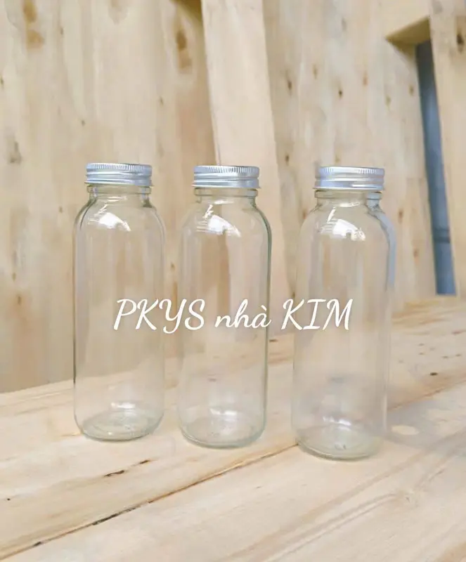 Combo 10 Chai thủy tinh 300ml trụ đựng yến chưng 1