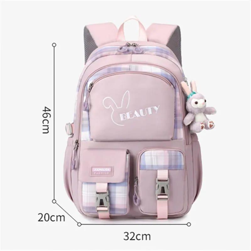 Product Introduction of Ransel Wanita Korean Style Tas Anak Perempuan Kekinian Gratis Botol Minum Kaca Fashion 2