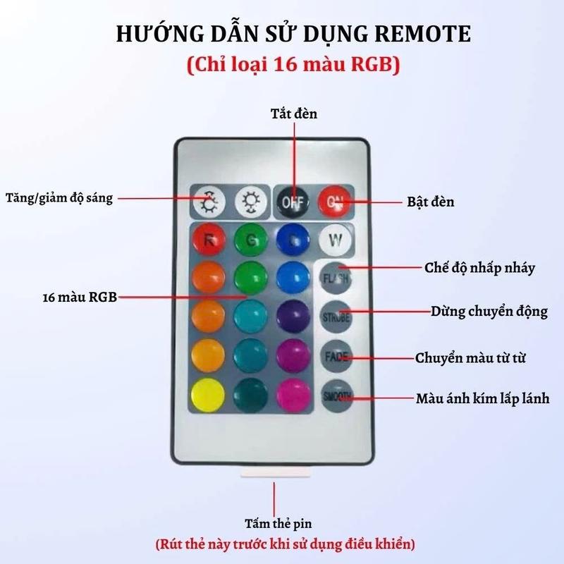 Product Introduction of Đèn Ngủ decor  NAPOD Gợn Sóng 16 màu ánh sáng trang trí không gian lãng mạn kèm điều khiển từ xa 24 phím. 10