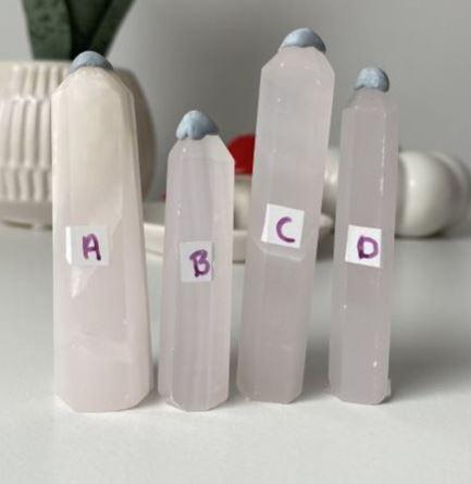 Mangano Calcite Towers, UV Reactive Crystal 0