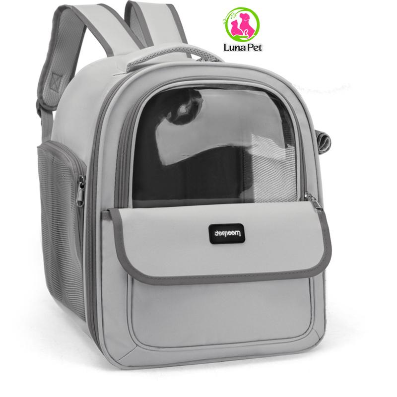 Balo vận chuyển chó mèo vải mát đáng đứng Luna Pet BL17 cho bé dưới 7kg
