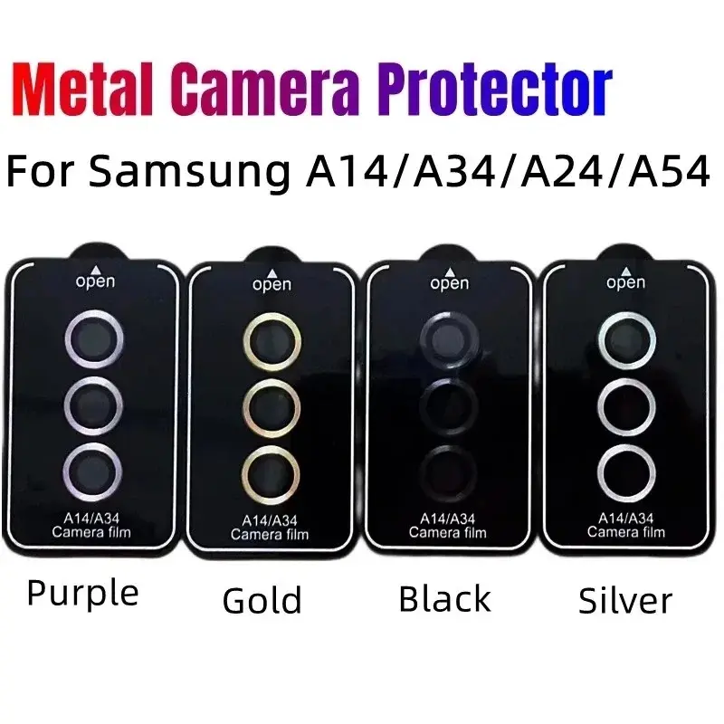 Pelindung Kamera Lens Protector For Samsung A55 A15 A35 A24 A25 A05 A05S A14 A34 A54 Flip 5 4G 5G S22 S23 Ultra S23 FE Plus Kaca Pelindung Lensa Camera Film Accessories 2