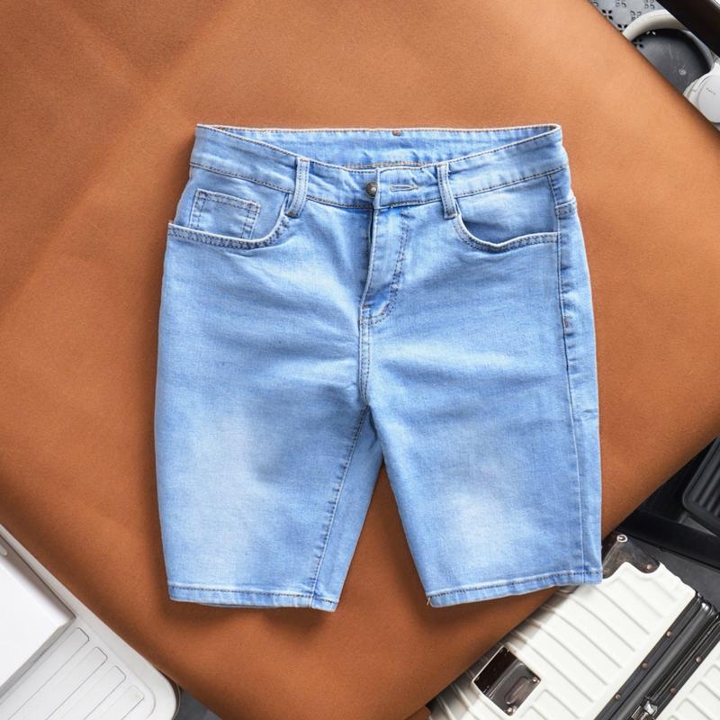 Quần short jean nam Big size 3 chất jean cotton co dãn 4 chiều form đẹp đủ size 30-110kg trẻ trung năng động hình thật tự chụp Menswear Pants Quần Có Túi