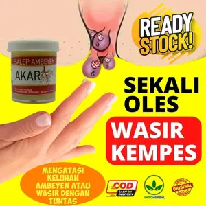 AKAR SALEP WASIR !!! Paket Tablet Minum Serta Salep Wasir atau Ambeyen, Hemoroid, Fisula Ani Terampuh, Sekali Pemakaian Terasa Khasiatnya