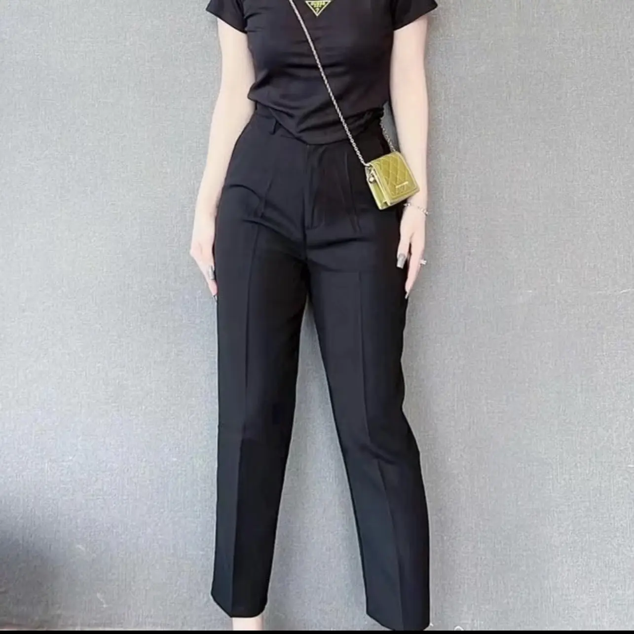 QUẦN TÂY BAGGY 9 TẤT LƯNG CAO NỮ