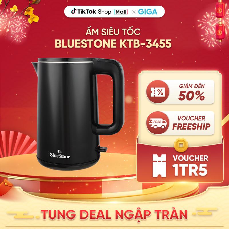 Ấm Siêu Tốc BlueStone KTB-3455 Bình Đun Nước 1.5L