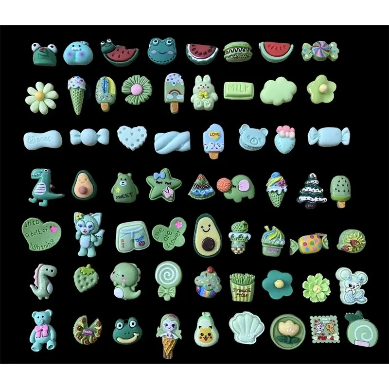 Combo Set 10-15-20 charm,sticker 3D theo màu sắc gắn dép sục,dép cá sấu siêu xinh!! 2