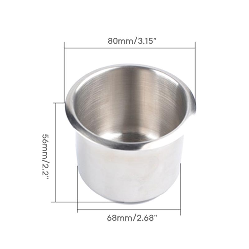 Stainless Steel Cup Drink Bottle Insert Cup Holder Cup Drink Holder for Marine Boat Yacht Truck Camper Car Cup Holder 3