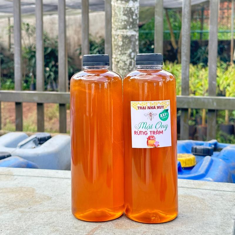 2L mật ong rừng tràm tặng 120ml mật ong hoa cà phê