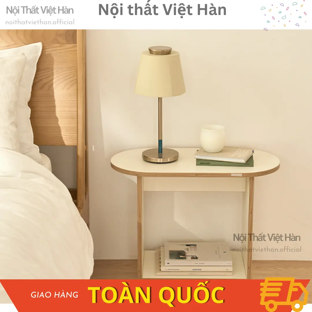 VIKO - Tủ đầu giường, bàn trà LIBI kích thước 50x40x30cm