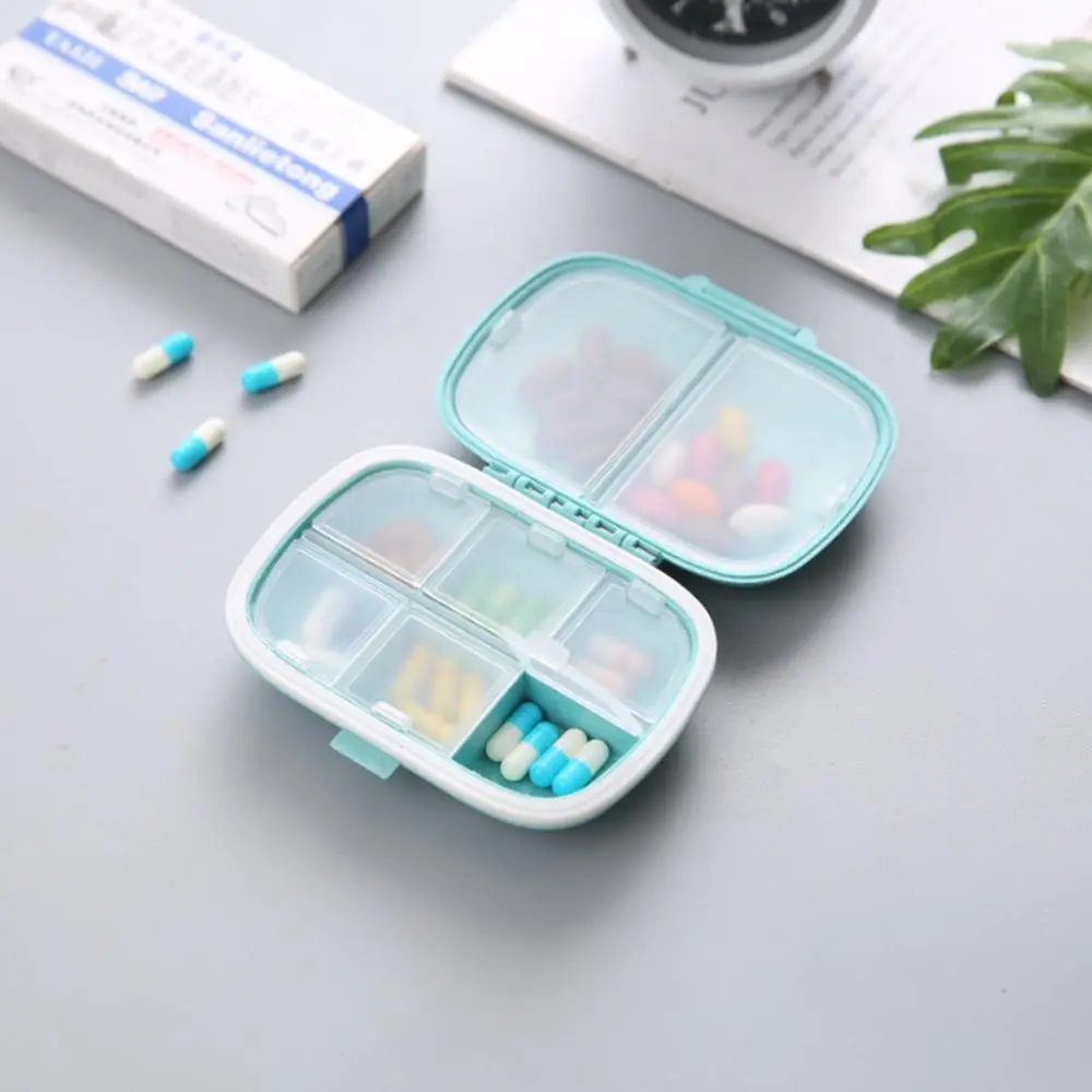 Portable Double Layer Pill Storage Box, Multi-grid Medicine Organizer with Lid, Versatile Multifunction Pill Storage Box for Outdoor Use, Travel Accessories, Healthcare Supplies