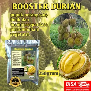 Pupuk Organik Durian Pelebat Buah dan Bunga Termurah bisa COD isi 250gram Tanaman Tanah